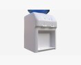 Top Load Small Table Water Dispenser 01 3d model