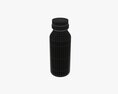 Medicine Small Glass Bottle With Pills 3D 모델 