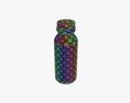 Medicine Small Glass Bottle With Pills 3d model