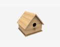 Wooden Birdhouse Modelo 3d