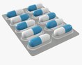 Pills In Blister Pack 01 Modèle 3d