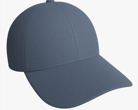 Baseball Cap Fabric Blue 3D 모델 
