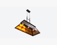 Billiard Hanging Light For 7-9 Foot Table 3Dモデル