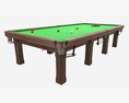 Billiard Snooker Table Full 02 Modelo 3d
