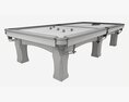 Billiard Snooker Table Full 03 3D модель
