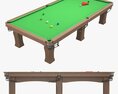 Billiard Snooker Table Full 03 3D-Modell