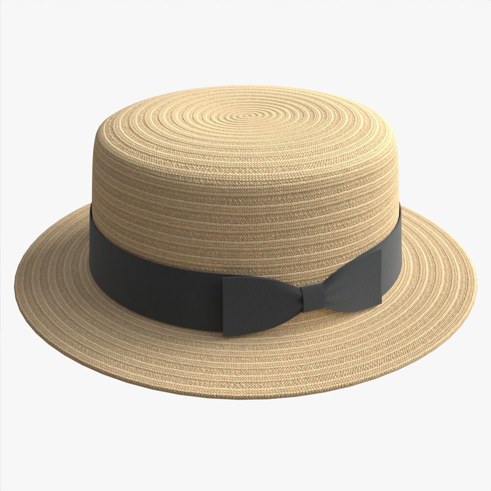 Boater Hat 3D-Modell