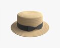 Boater Hat Modelo 3D