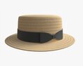 Boater Hat Modelo 3d