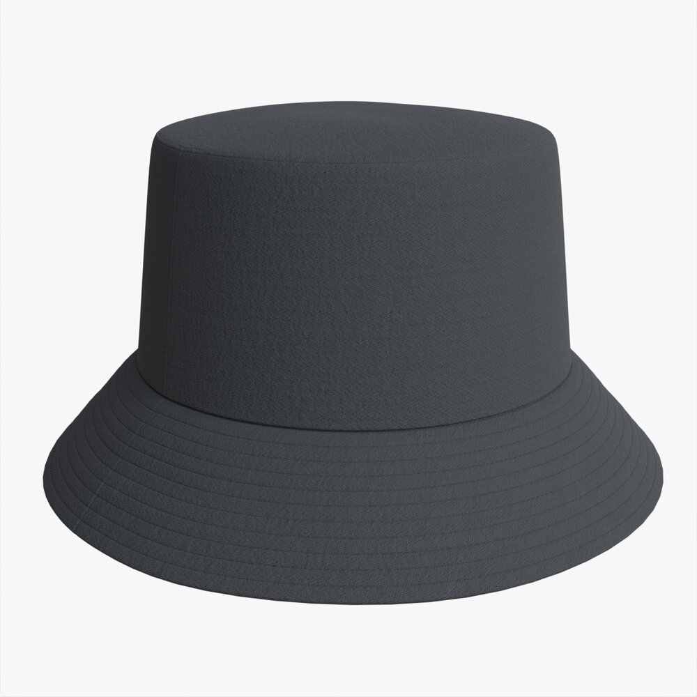 Bucket Hat Casual 02 3D 모델 