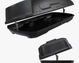 Car Cargo Roof Box Open 3D 모델 