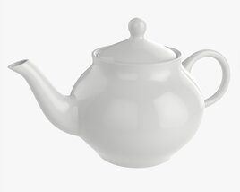 Classic Ceramic Teapot 01 3D模型