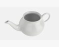 Classic Ceramic Teapot 01 3D-Modell