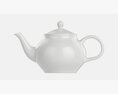 Classic Ceramic Teapot 01 Modèle 3d