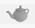 Classic Ceramic Teapot 01 3D 모델 