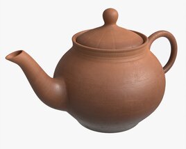Classic Ceramic Teapot 02 Modello 3D