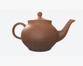 Classic Ceramic Teapot 02 3D 모델 