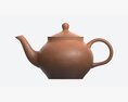 Classic Ceramic Teapot 02 3Dモデル
