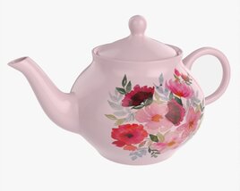 Classic Ceramic Teapot 03 3D model