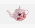 Classic Ceramic Teapot 03 3D модель