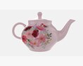 Classic Ceramic Teapot 03 3D 모델 