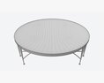 Cocktail Table Baker Classico 3d model