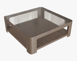 Cocktail Table Baker Marin 3D 모델 