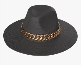 Cowboy Hat For Women Modelo 3d