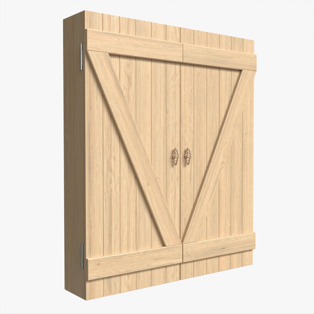 Dartboard Cabinet Minimalist Modèle 3D