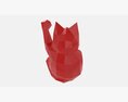 Decorative Stylized Lucky Cat Statuette 3Dモデル