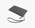 Fabric Wallet For Women With Wrist Strap 3d model