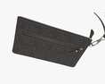 Fabric Wallet For Women With Wrist Strap 3D модель