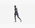 Female Mannequin In Sport Clothes In Action 3D-Modell