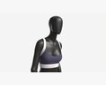 Female Mannequin In Sport Clothes In Action 3D 모델 