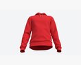 Hoodie For Men Mockup 01 Red 3Dモデル