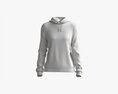 Hoodie For Women Mockup 01 White 3D 모델 