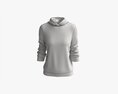 Hoodie For Women Mockup 04 White 3D 모델 