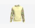 Hoodie With Pockets For Men Mockup 01 3D-Modell