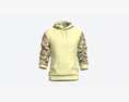 Hoodie With Pockets For Men Mockup 02 3D модель