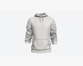 Hoodie With Pockets For Men Mockup 02 3D-Modell
