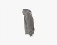 Hoodie With Pockets For Women Mockup 01 Colorful 3D модель
