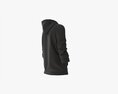 Hoodie With Pockets For Women Mockup 03 Black Modello 3D