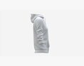 Hoodie With Pockets For Women Mockup 03 White 3D-Modell
