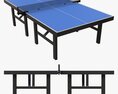 Indoor Table Tennis Table ITTF Modelo 3D