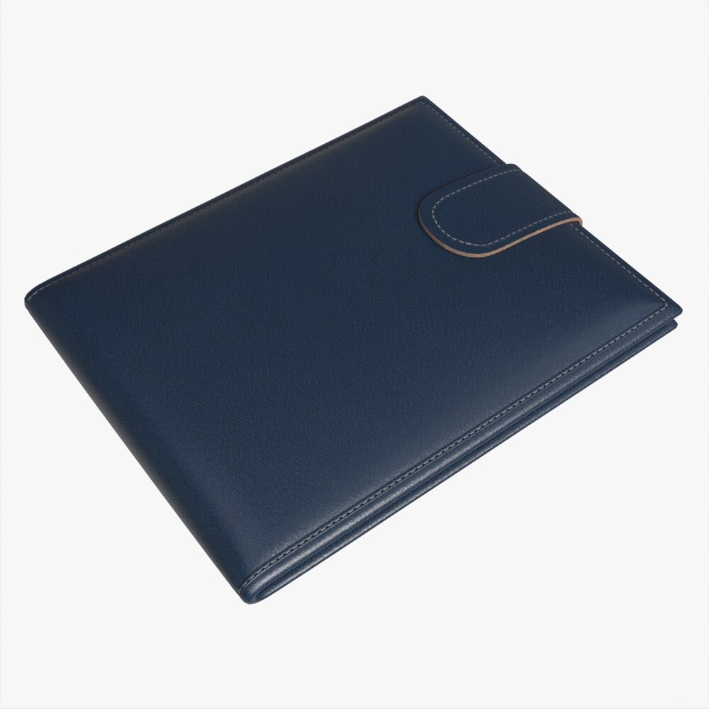 Leather Wallet For Men 01 3D 모델 