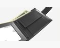 Leather Wallet For Men Unfolded 01 Modello 3D