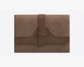Leather Wallet For Women Brown 3D 모델 