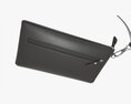 Leather Wallet For Women With Wrist Strap Modelo 3D