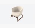 Lounge Chair Baker Coupe Modelo 3d