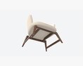 Lounge Chair Baker Coupe Modelo 3d